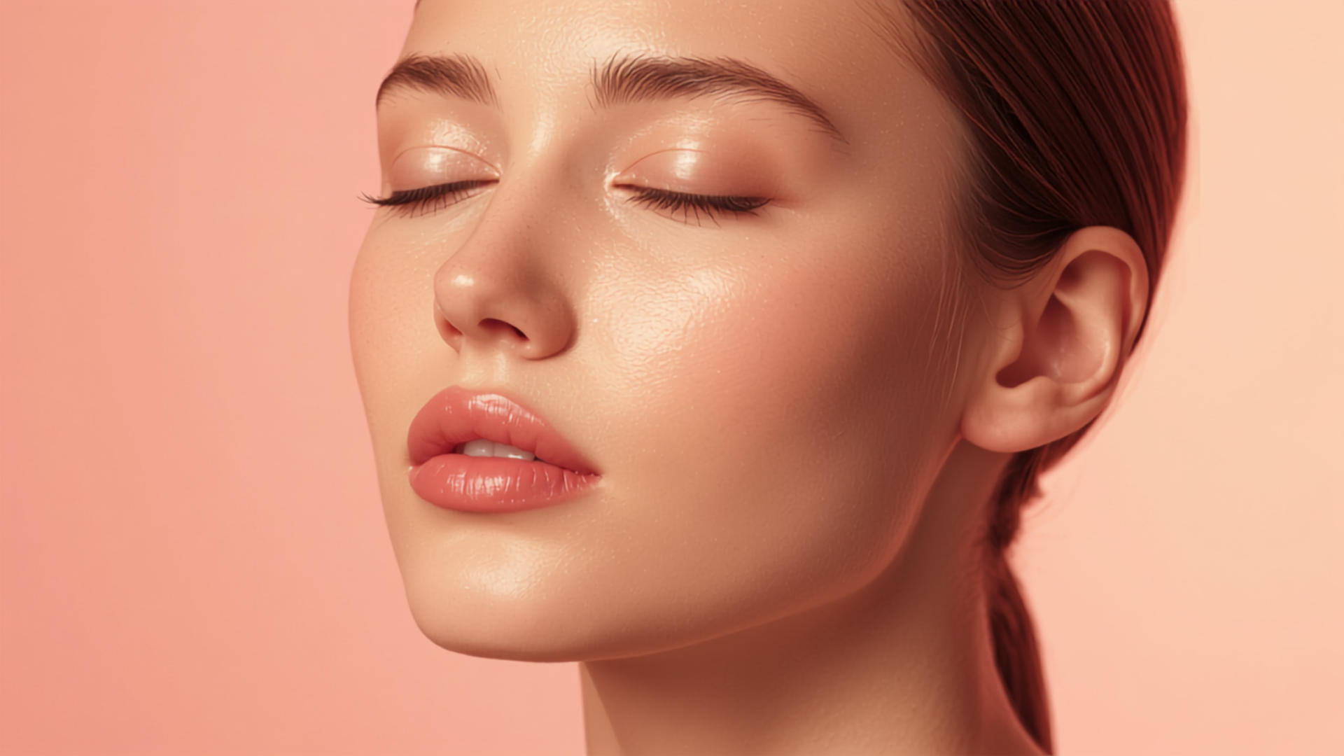 Belleza natural con piel radiante