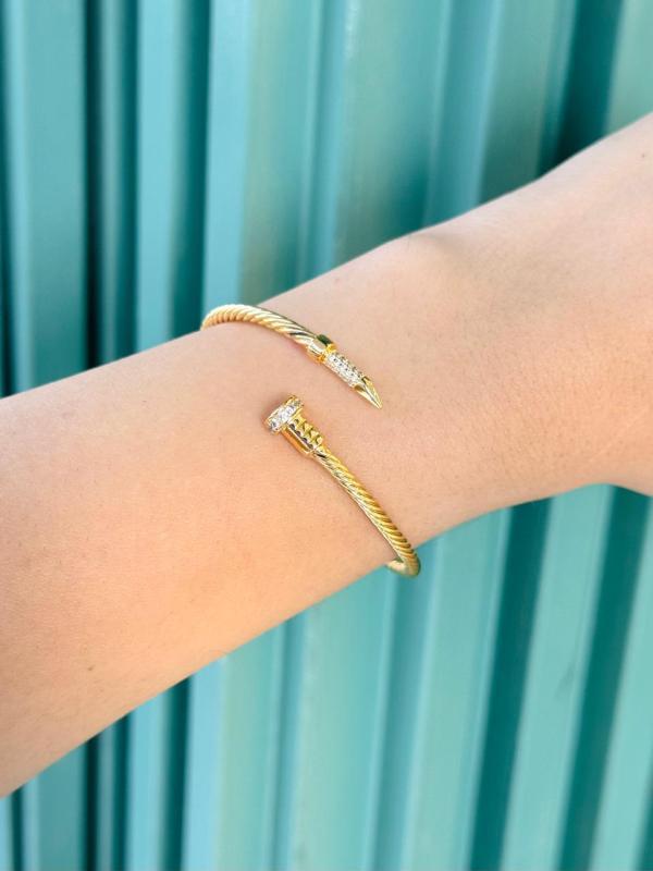Pulsera Clavo Brillo