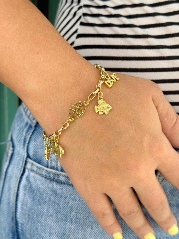 Pulseras dijes colgantes 2500