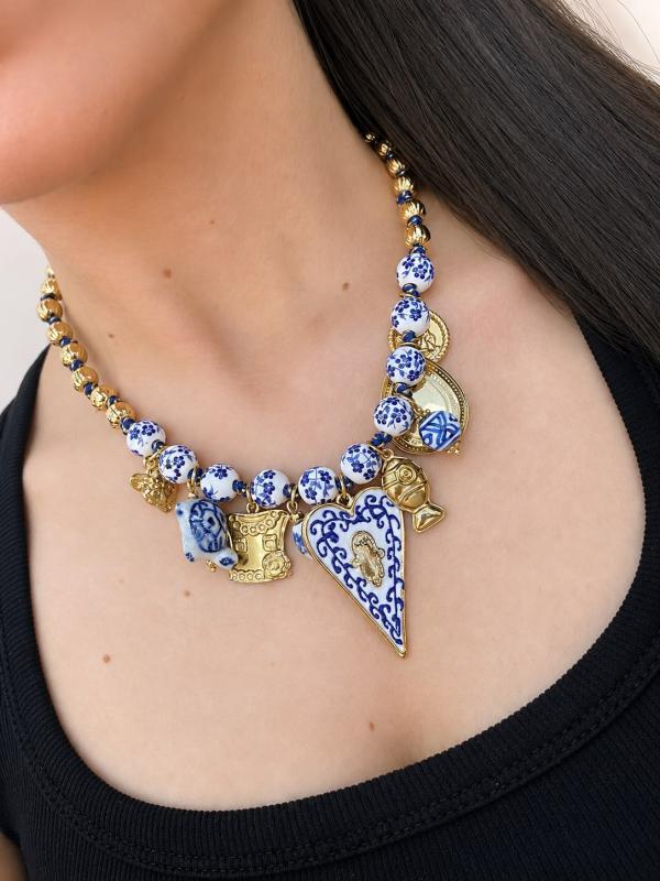 Cadena Dijes Azules