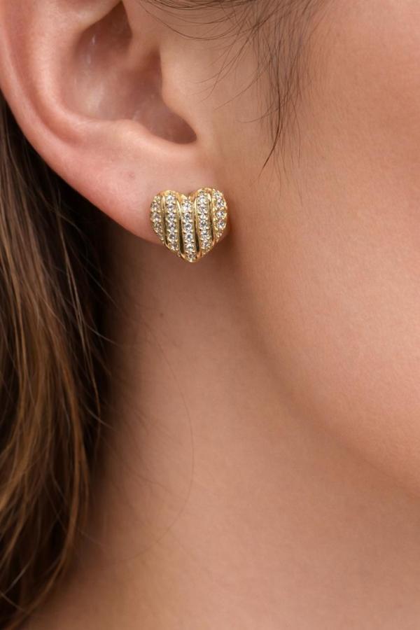 Aretes Corazón Pequeños