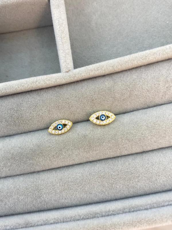 Aretes Ojo turco