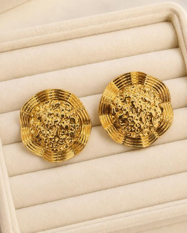 Arete Espiral Dorado
