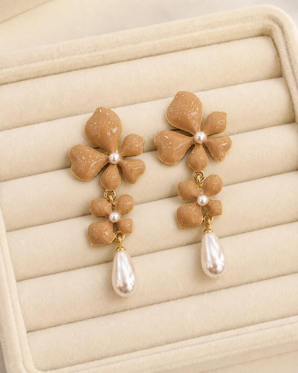 Arete Largos Flores