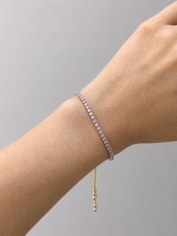 Pulsera Tenis Morada