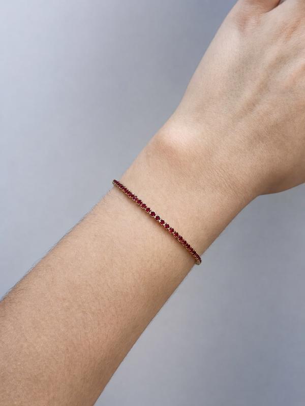 Pulsera Tenis Roja