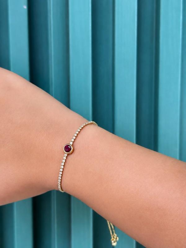 Pulsera Tenis Perla