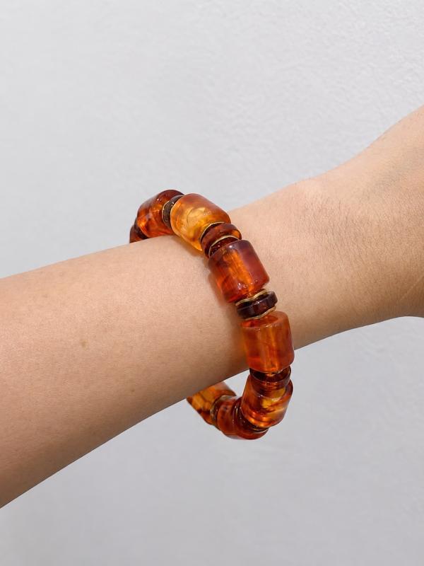 Pulsera Mármol Cilindros