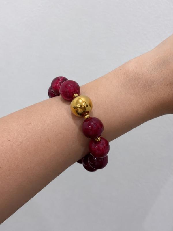 Pulsera Mármol Bolas