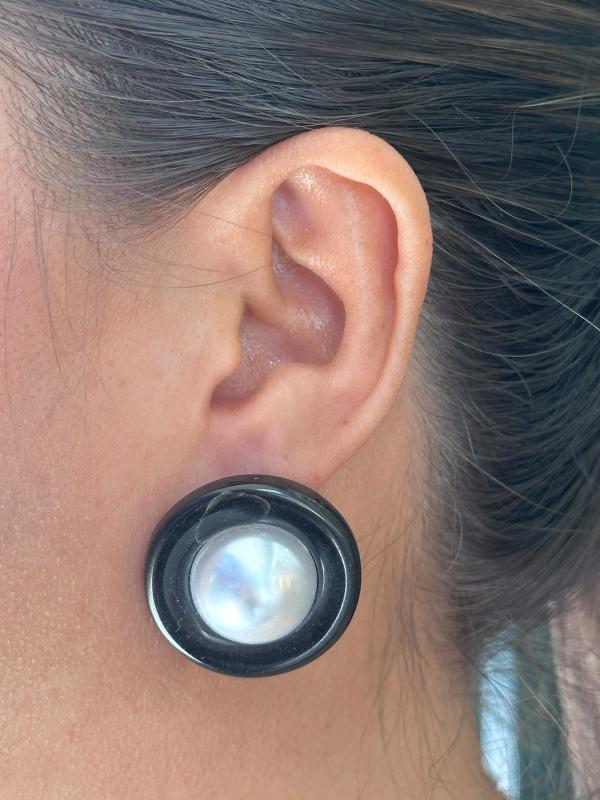 Aretes Redondo 2 Colores