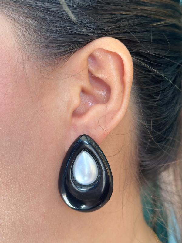 Aretes Gota 2 Colores