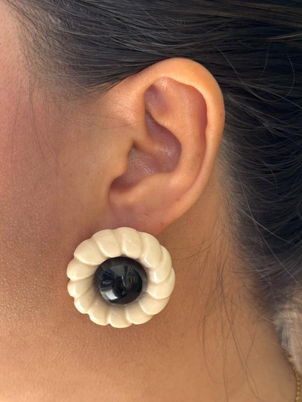 Aretes Redondo 2 Colores