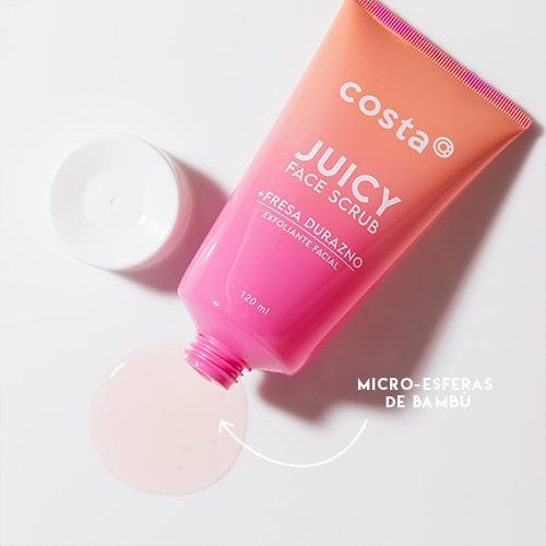 Exfoliante Facial de Fresa & Durazno