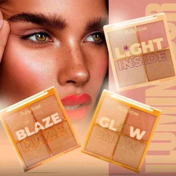 Iluminadores Glow Tri Color
