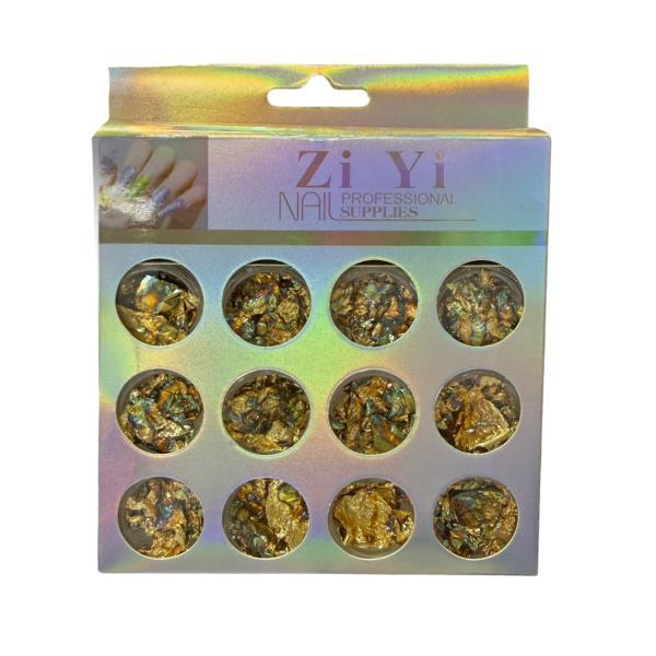 Hojas de Oro 12pcs