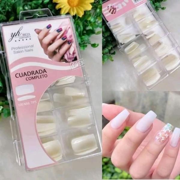 Caja de uñas Recortada Cuadrada