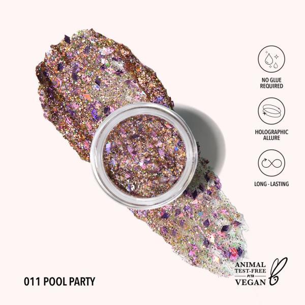 Gel de Glitter holograma
