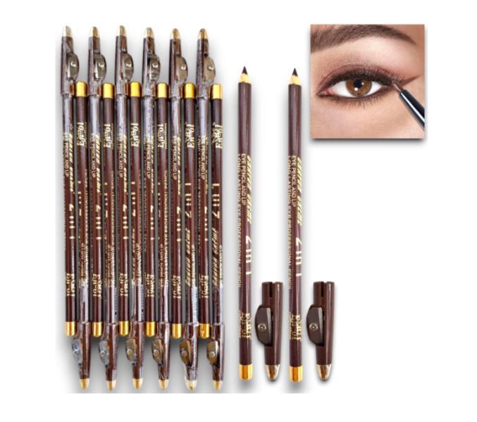 Lapices de ojos y cejas 2 en 1