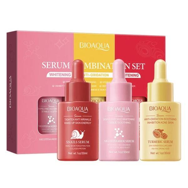 Trio Serum de Nicotinamida Blanqueador y Reafirmante