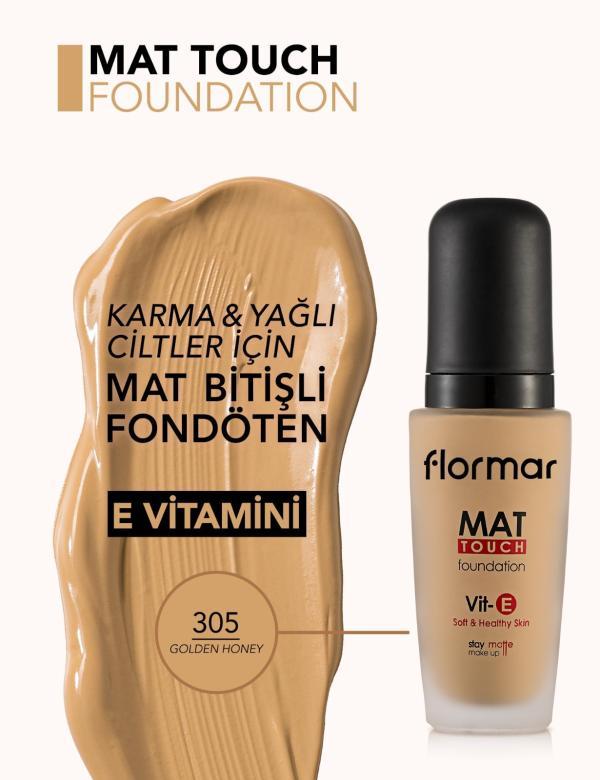 FOUNDATION FLORMAR MAT TOUCH FDT