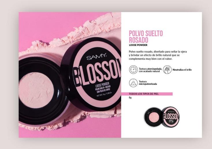 Polvo Suelto Rosado de Arroz
