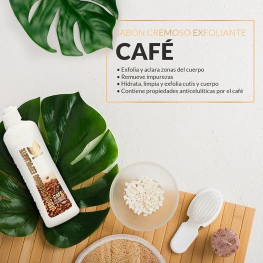 Jabón Cremoso Exfoliante Café x 500 ml