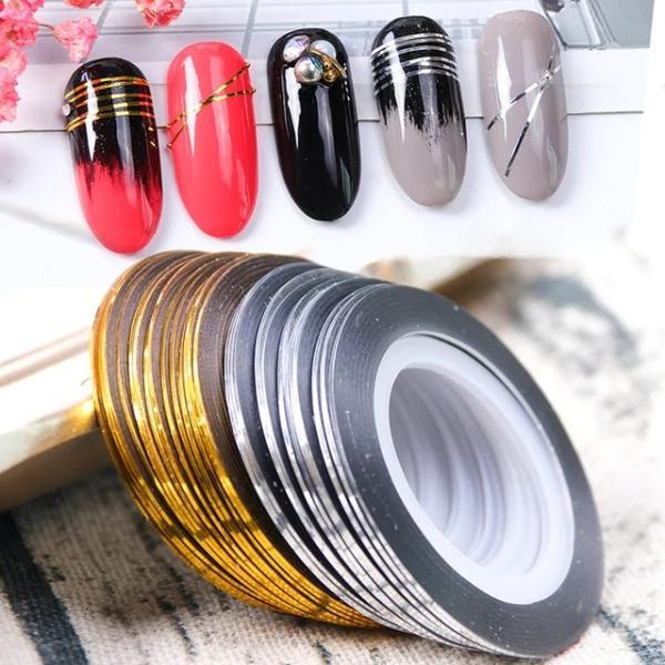 Paquete Cinta Para Uñas 10pcs