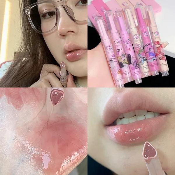 Lápiz Labial Hidratante forma de corazón
