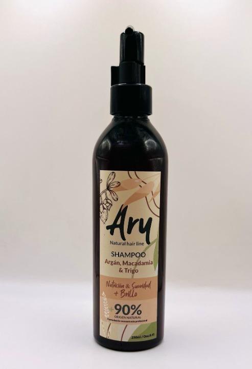 Shampoo de Argan, Macadamia & Trigo