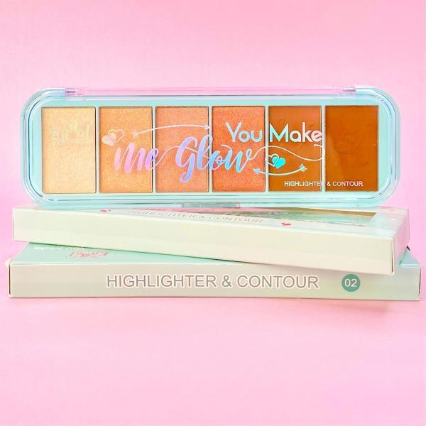 Paleta contour Iluminador My Glou