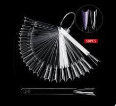 Muestrario Stiletto Punta Transparente