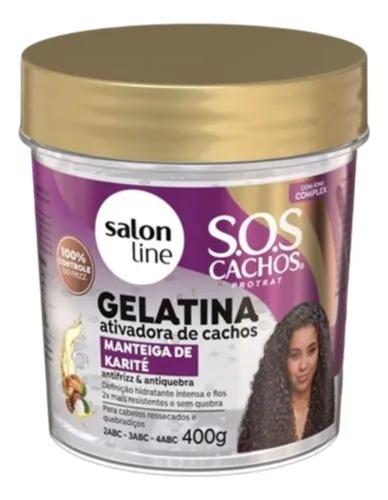 gelatina activador de rizos