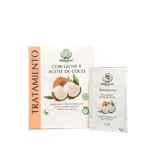 Tratamiento Capilar Leche y Aceite de Coco