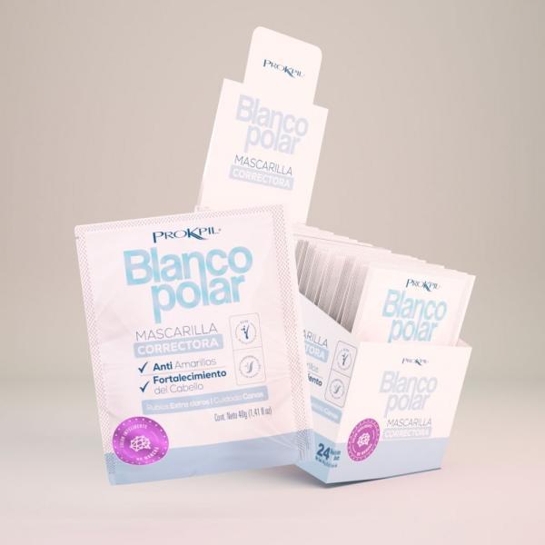 Mascarilla Capilar de Color Blanco Polar 40g