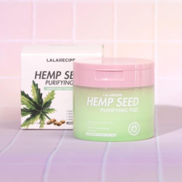 Tonico Facial en Pads Hemp Seed 70pcs