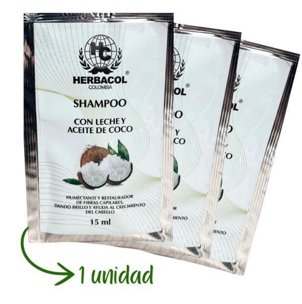 Shampoo Capilar Leche y Aceite de Coco